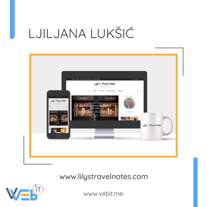 Web sajt, Blog Ljiljana Lukšić, vebIT.me